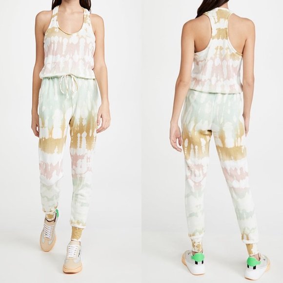 Young Fabulous & Broke Pants - SOLD YFB Young Fabulous Broke Eberhart Tie Dye Jumpsuit